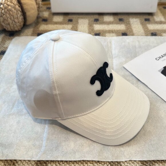 Celine classic white baseball cap - Picture 2 of 5